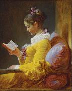 A Young Girl Reading